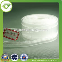 Hot sell Polyester White Plastic Head Accessories Curtain Pleat Tape